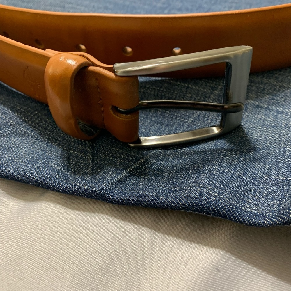 Leather belt